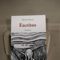Libros de segunda mano: ESCRITOS (SELECCIÓN) - EDVARD MUNCH. JOSÉ J. DE OLAÑETA