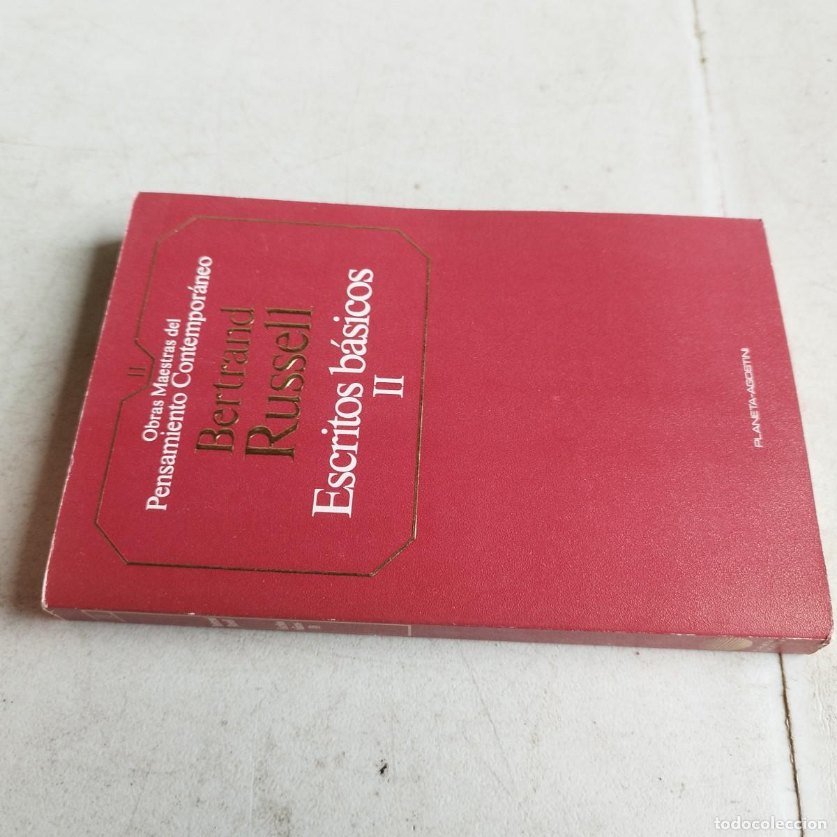 Libros de segunda mano: ESCRITOS BASICOS II / BERTRAND RUSELL / TXT 120 / PLANETA DE AGOSTINI - Foto 1
