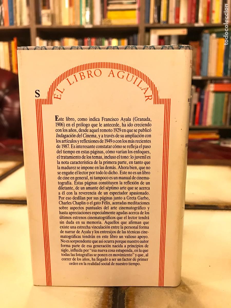 Libros de segunda mano: El escritor y el cine. Francisco Ayala. PEDIDO M&Iacute;NIMO 5&euro; - Foto 2