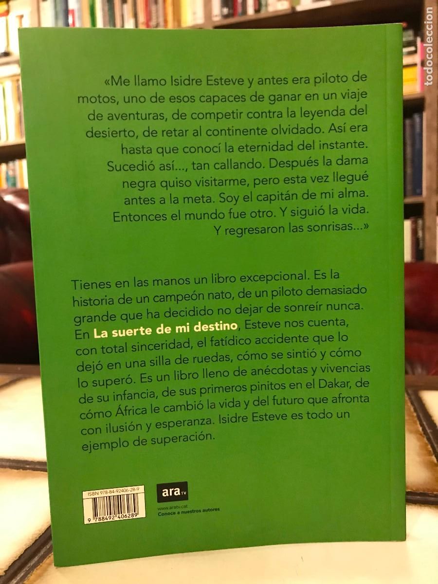 Libros de segunda mano: La suerte de mi destino. Isidre Esteve. - Foto 2
