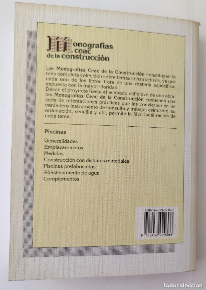 Libros de segunda mano: Libro. Piscinas. De Juan de Cusa Ramos. Nueva edicion totalmente actualizada. - Foto 11