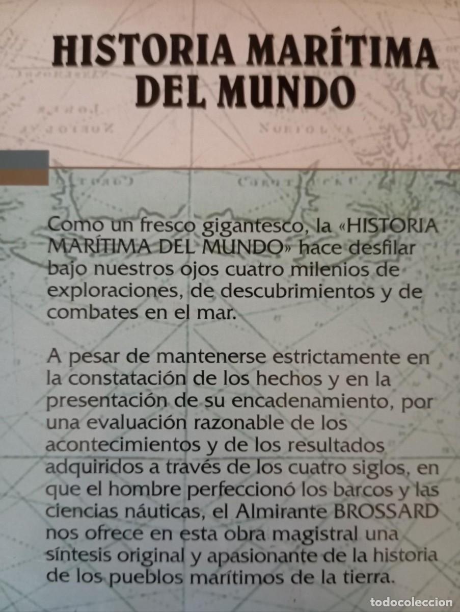 Libros de segunda mano: HISTORIA MARITIMA DEL MUNDO - MAURICE DE BROSSARD - Foto 2