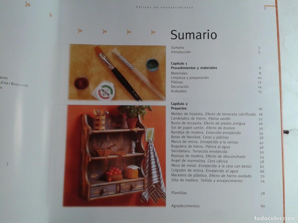 Libros de segunda mano: P&Aacute;TINAS DE ENVEJECIMIENTO 2000 MANOS CREATIVAS 1&ordf; EDICI&Oacute;N C&Iacute;RCULO DE LECTORES - Foto 3