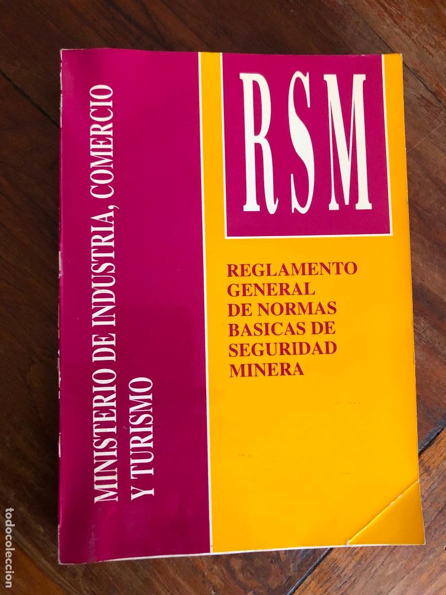 Libros de segunda mano: REGLAMENTO GENERAL DE NORMAS BASICAS DE SEGURIDAD MINERA, RSM 1991 - Foto 1