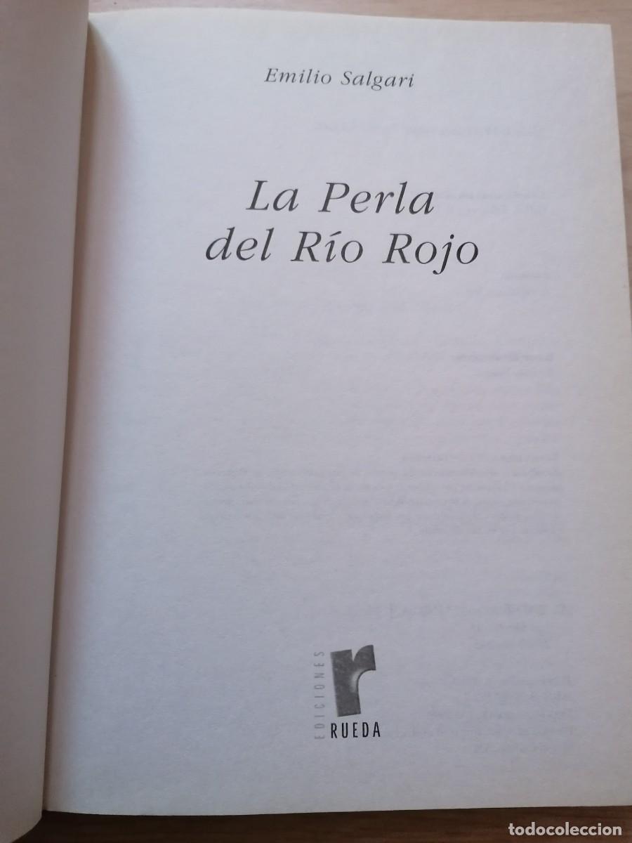 Libros de segunda mano: Libro, Emilio Salgari, La perla del rio Rojo, 2003, sin usar, 197 p&aacute;g. - Foto 2