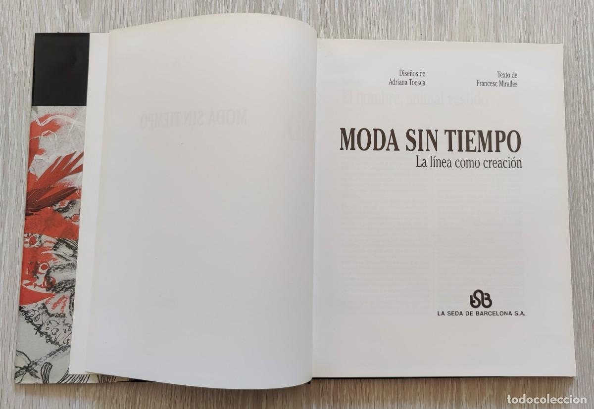 Libros de segunda mano: Libro. Moda sin Tiempo. La Linea como Creacion. - Foto 4