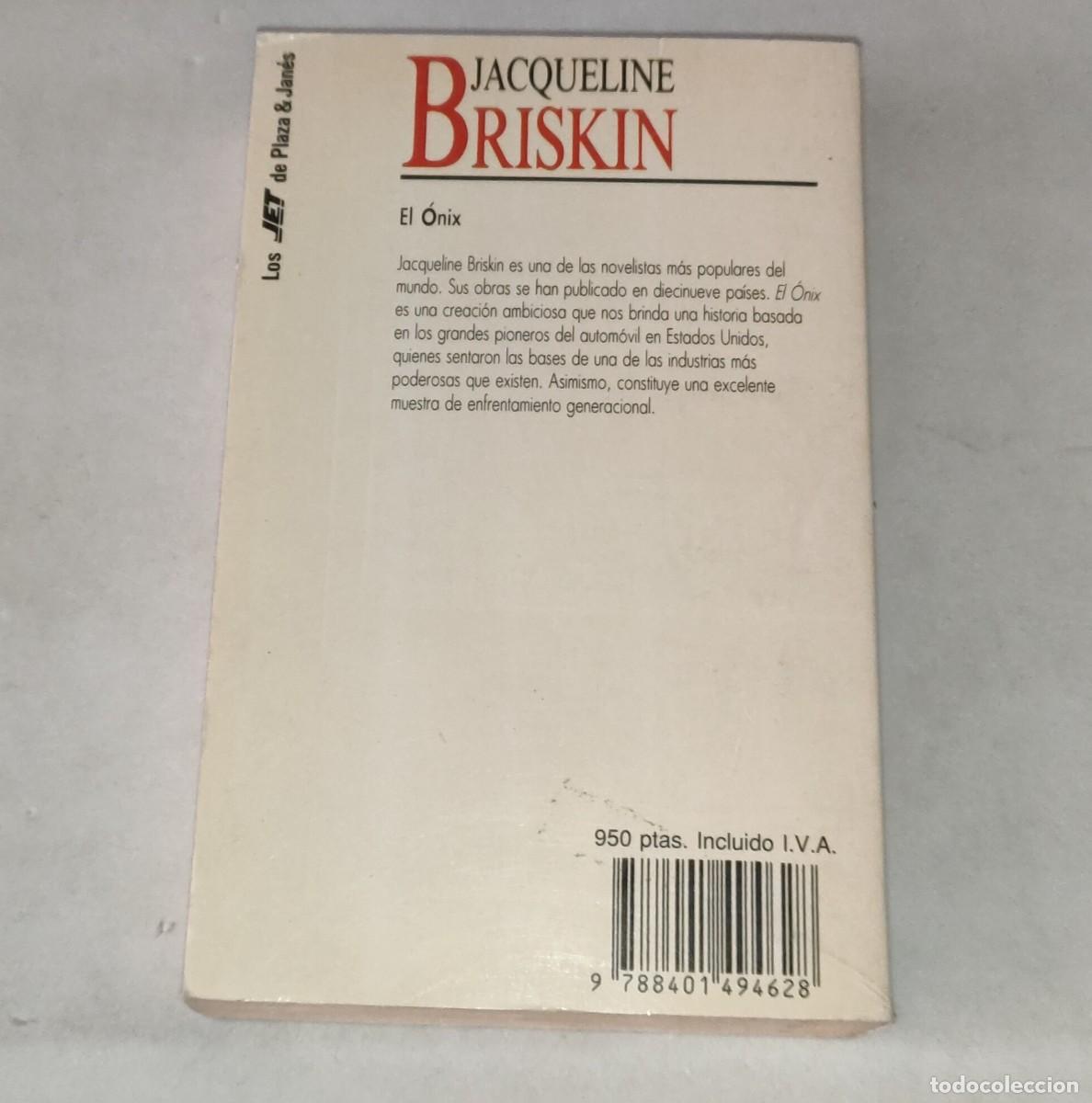 Libros de segunda mano: NOVELA &bull; EL &Oacute;NIX (Jacqueline Briskin) 575 P&Aacute;G. - Foto 2