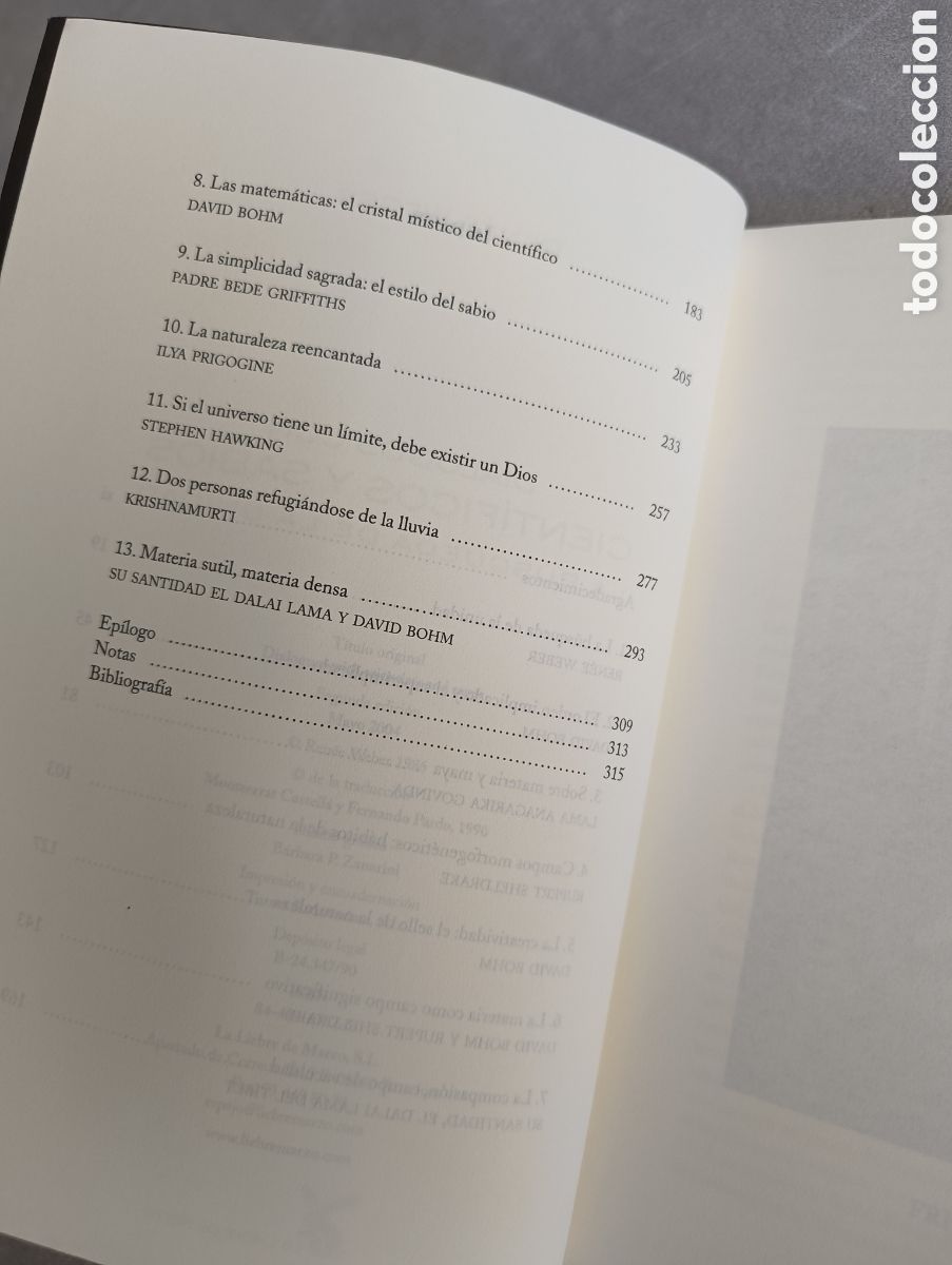 Libros de segunda mano: Di&aacute;logos con cient&iacute;ficos y sabios. Ren&eacute;e Weber - Foto 6