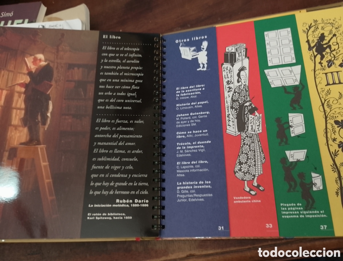 Libros de segunda mano: HISTORIA DEL LIBRO. BIBLIOTECA INTERACTIVA. SM SABER, 1995 - Foto 5