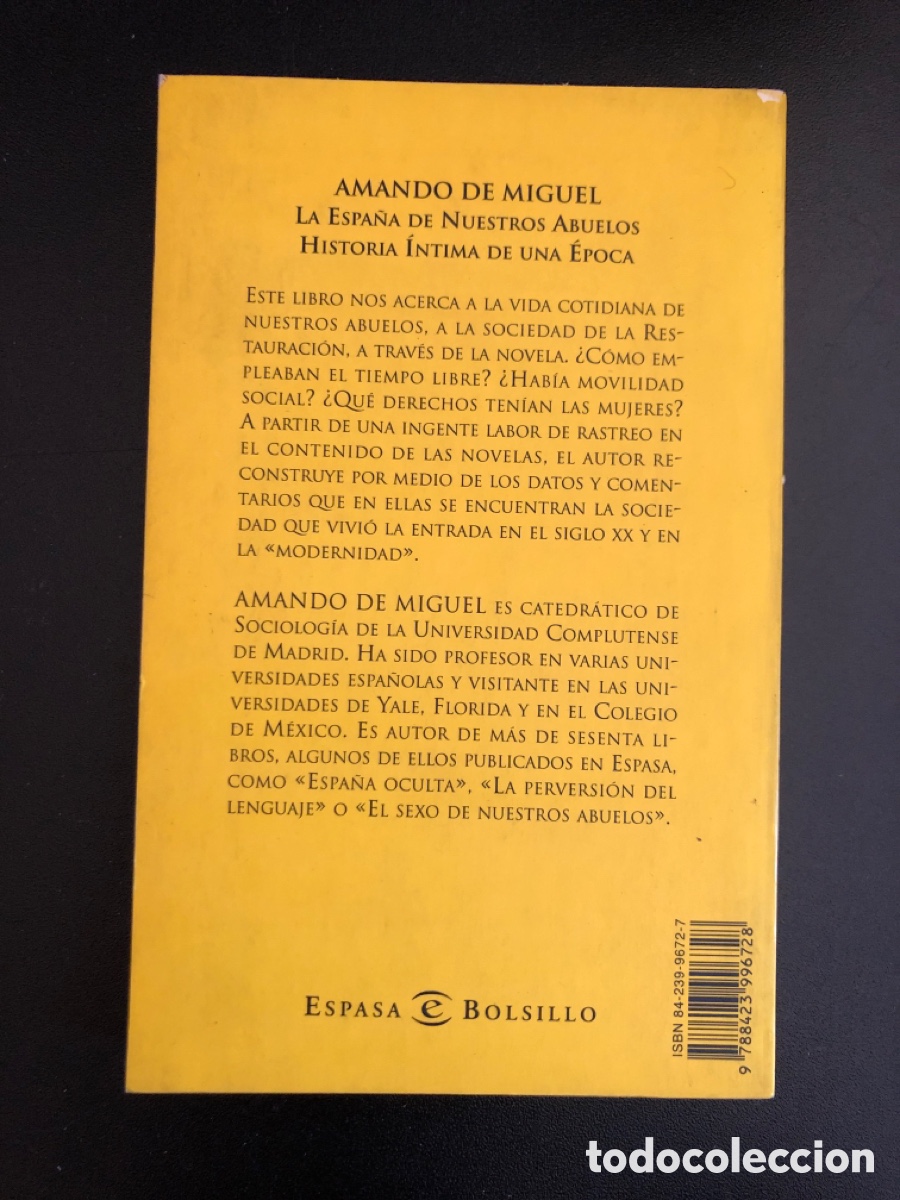 Libros de segunda mano: La Espa&ntilde;a de Nuestros Abuelos Amando de Miguel 1998 - Foto 3
