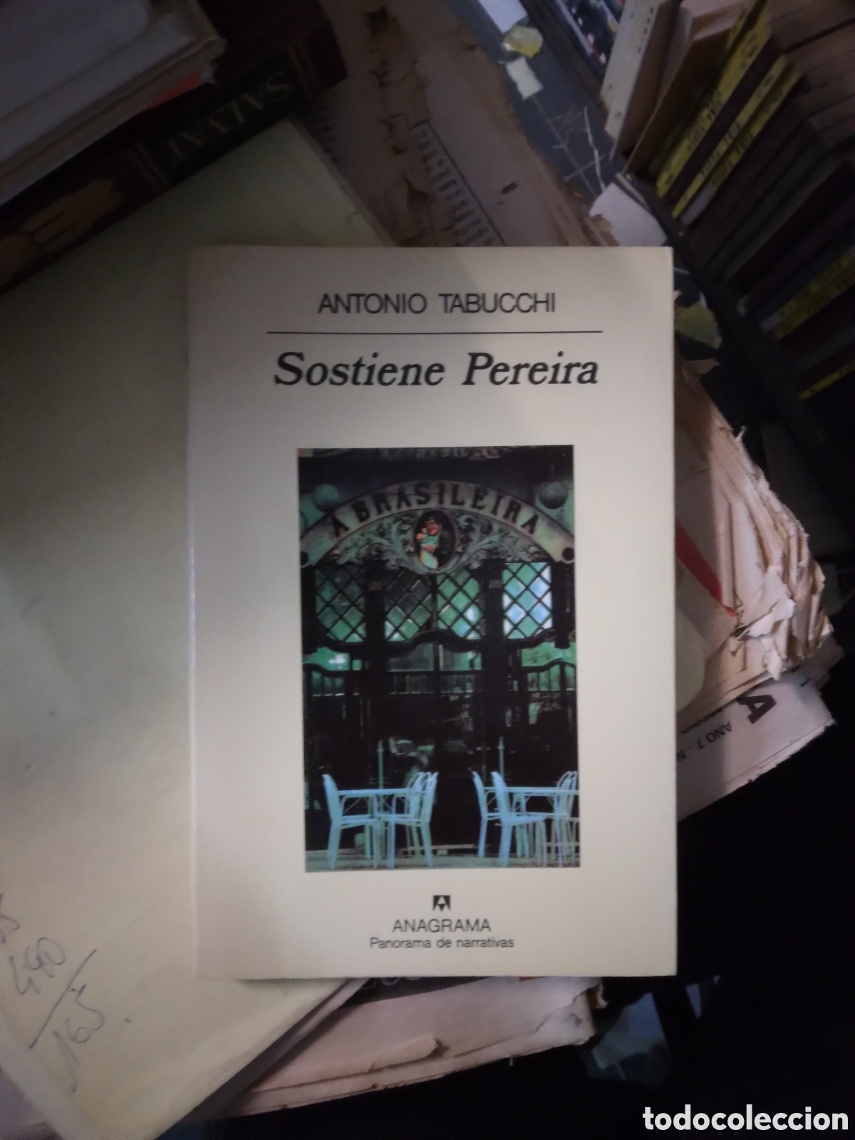 Libros de segunda mano: Antonio Tabucchi,.Sostiene Pereira ,Anagrama 329 - Foto 1