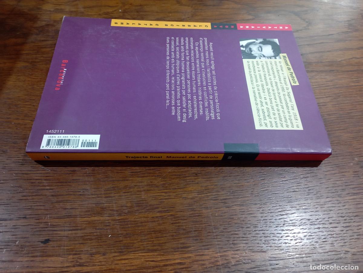 Libros de segunda mano: Trajecte final - Manuel de Pedrolo - NOB - Foto 2