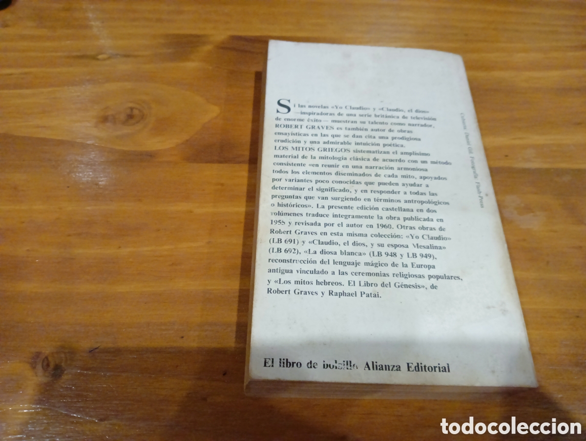 Libros de segunda mano: Los mitos griegos 1 - Foto 5