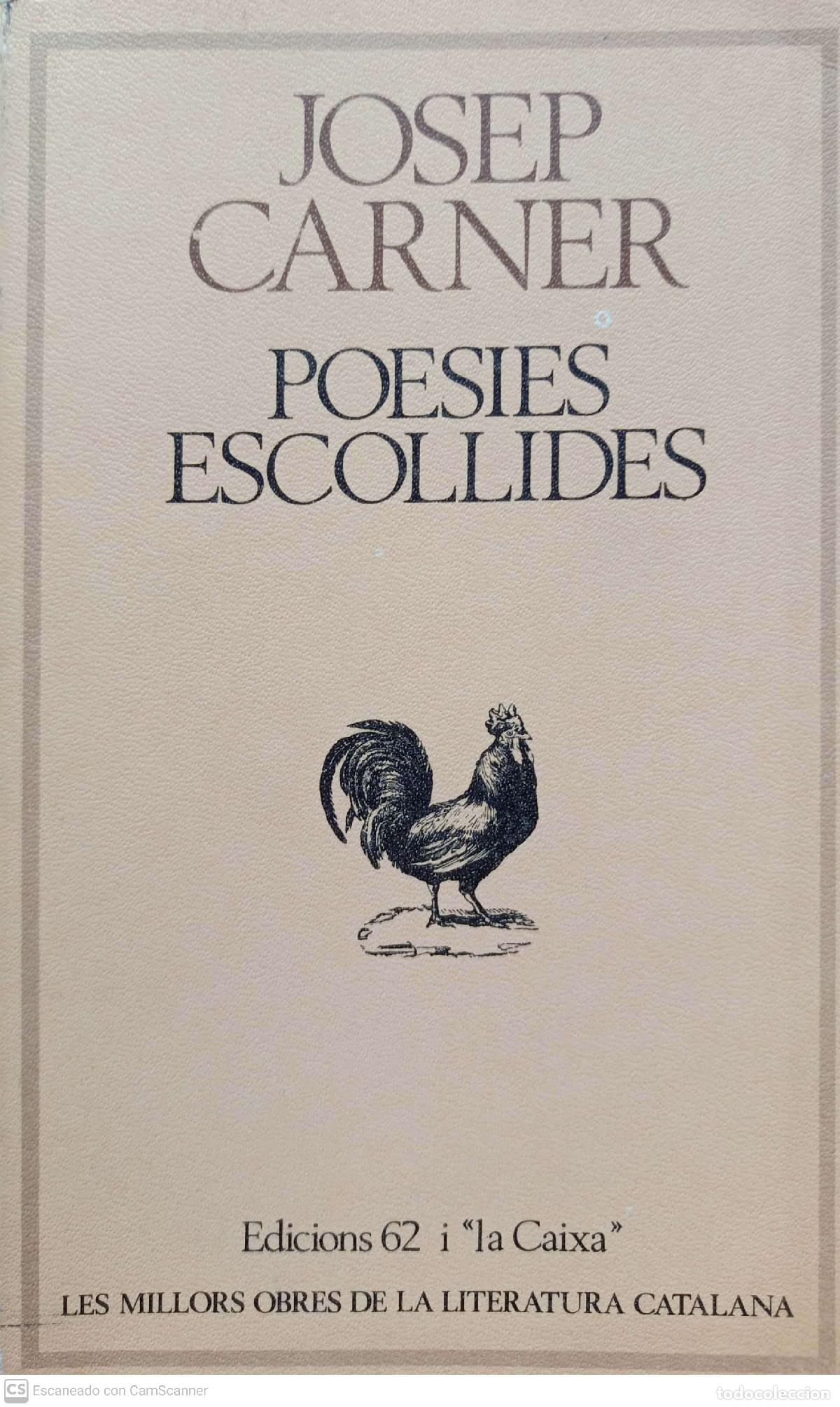 Libros de segunda mano: Poesies escollides - Josep Carner - Foto 1