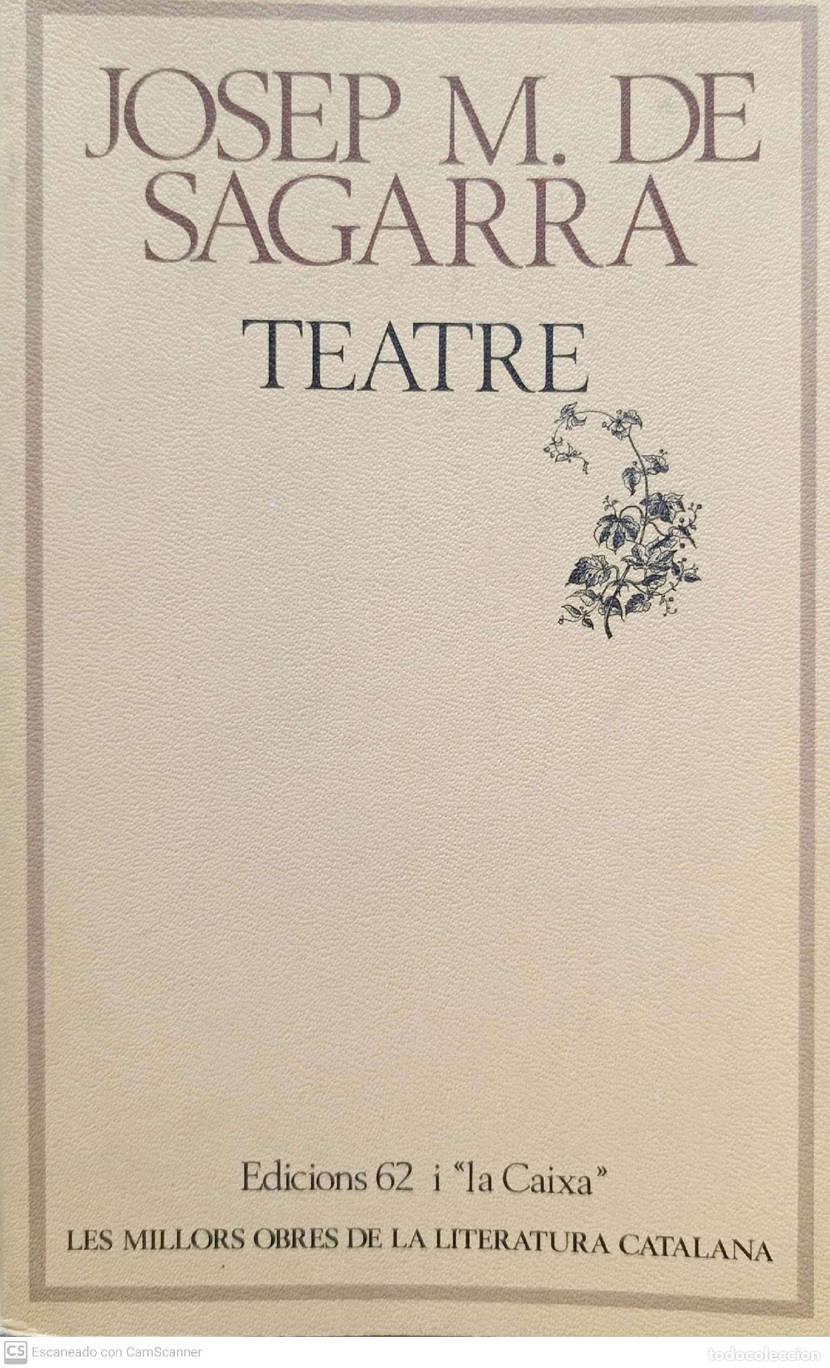 Libros de segunda mano: Teatre - Josep M. de Sagarra - Foto 1