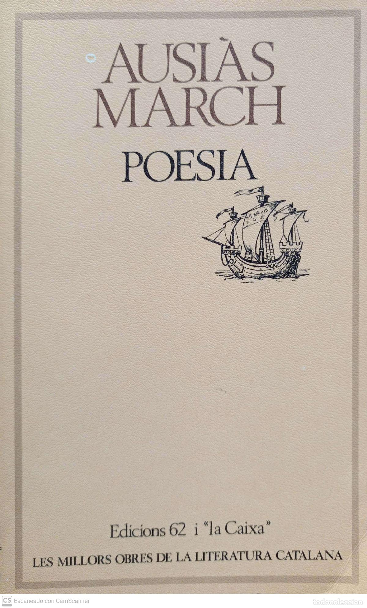 Libros de segunda mano: Poesia - Ausi&agrave;s March - Foto 1