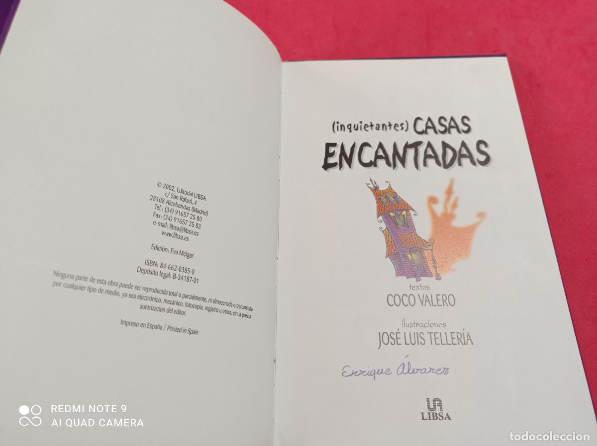 Libros de segunda mano: ( INQUIENTANTES ) CASAS ENCANTADAS. LIBSA, 2002. 45 PP. ILUSTRADO. - Foto 2