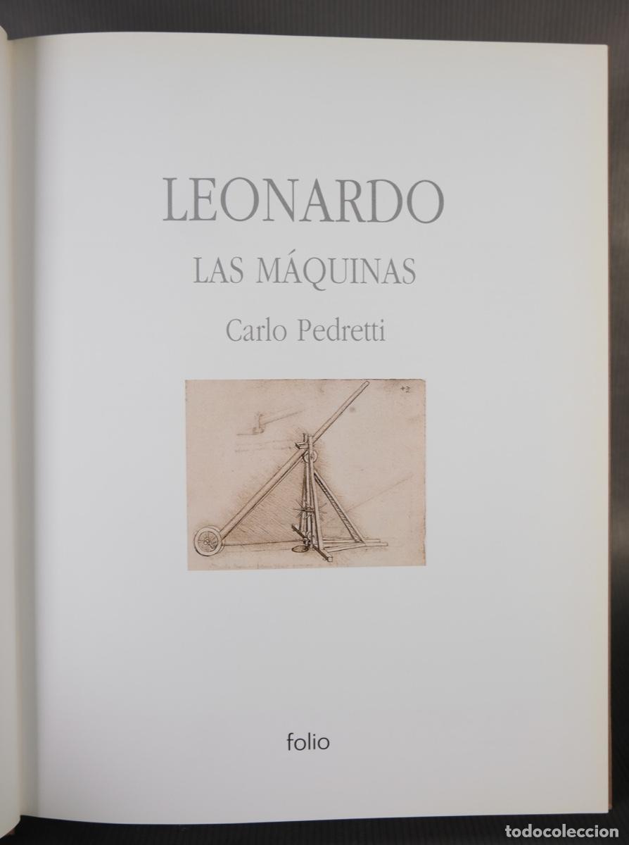 Libros de segunda mano: Leonardo, las m&aacute;quinas - Carlo Pedretti - Ed. Folio SA, 2007 - Foto 4
