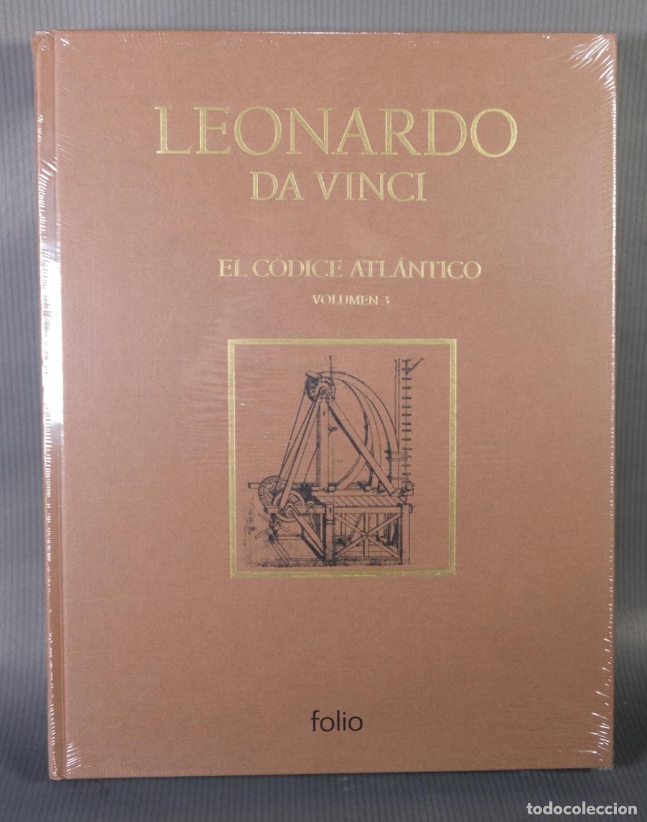 Libros de segunda mano: Leonardo Da Vinci, el c&oacute;dice atl&aacute;ntico - Volumen 3 - Ed. Folio, SA 2007 - Foto 1