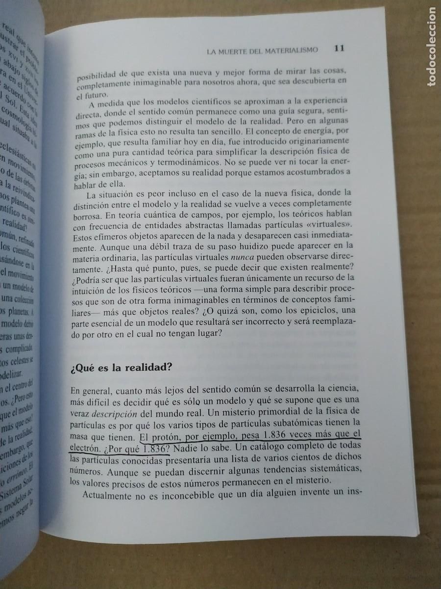 Libros de segunda mano: Los mitos de la materia - Paul Davies y John Gribbin - Foto 4