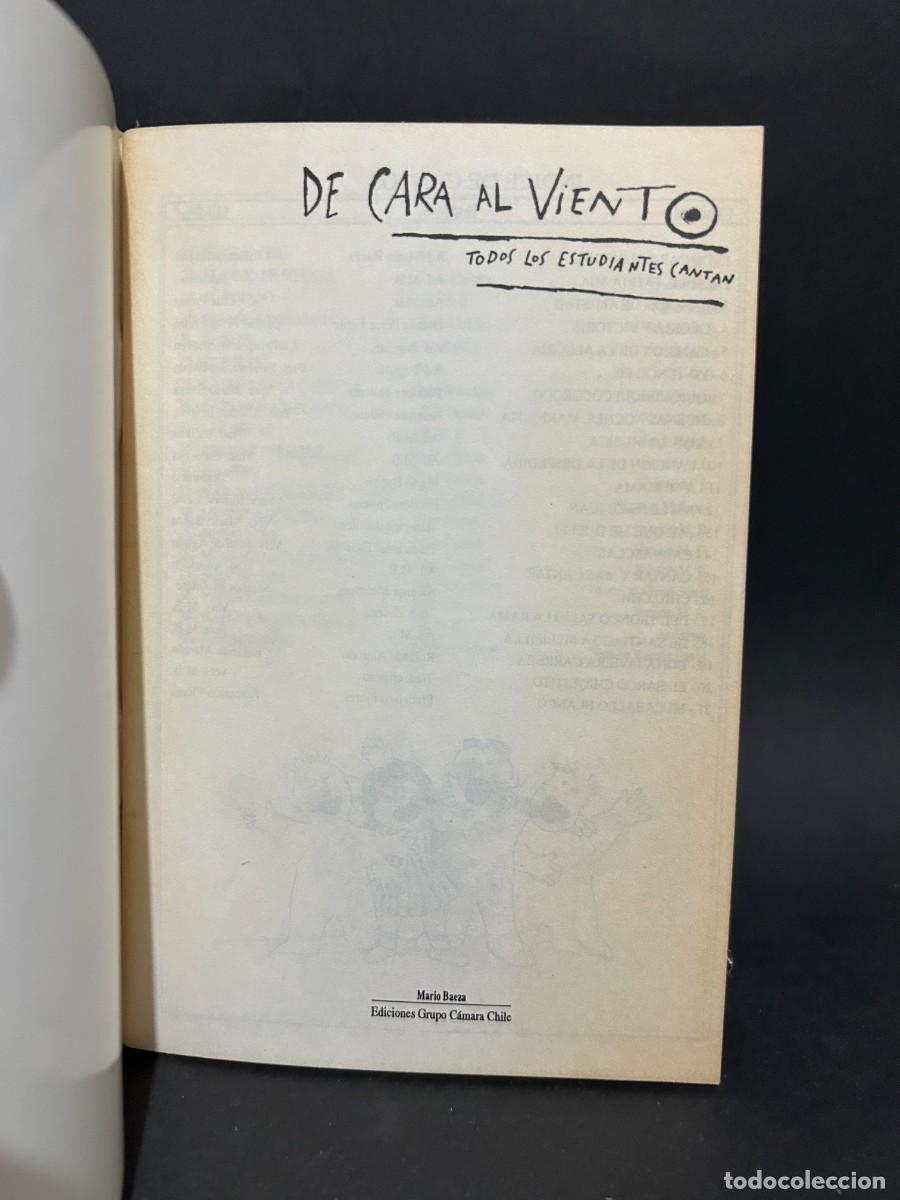 Libros de segunda mano: MARIO BAEZA - DE CARA AL VIENTO - 1996 - Foto 2
