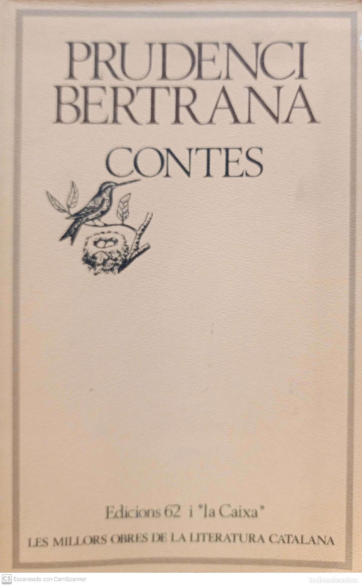 Libros de segunda mano: Contes - Prudenci Bertrana - Foto 1