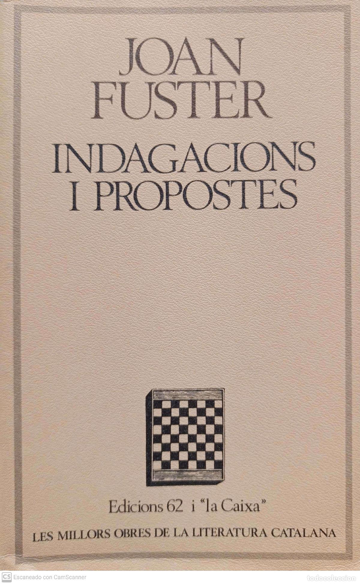 Libros de segunda mano: Indagacions i propostes - Joan Fuster - Foto 1