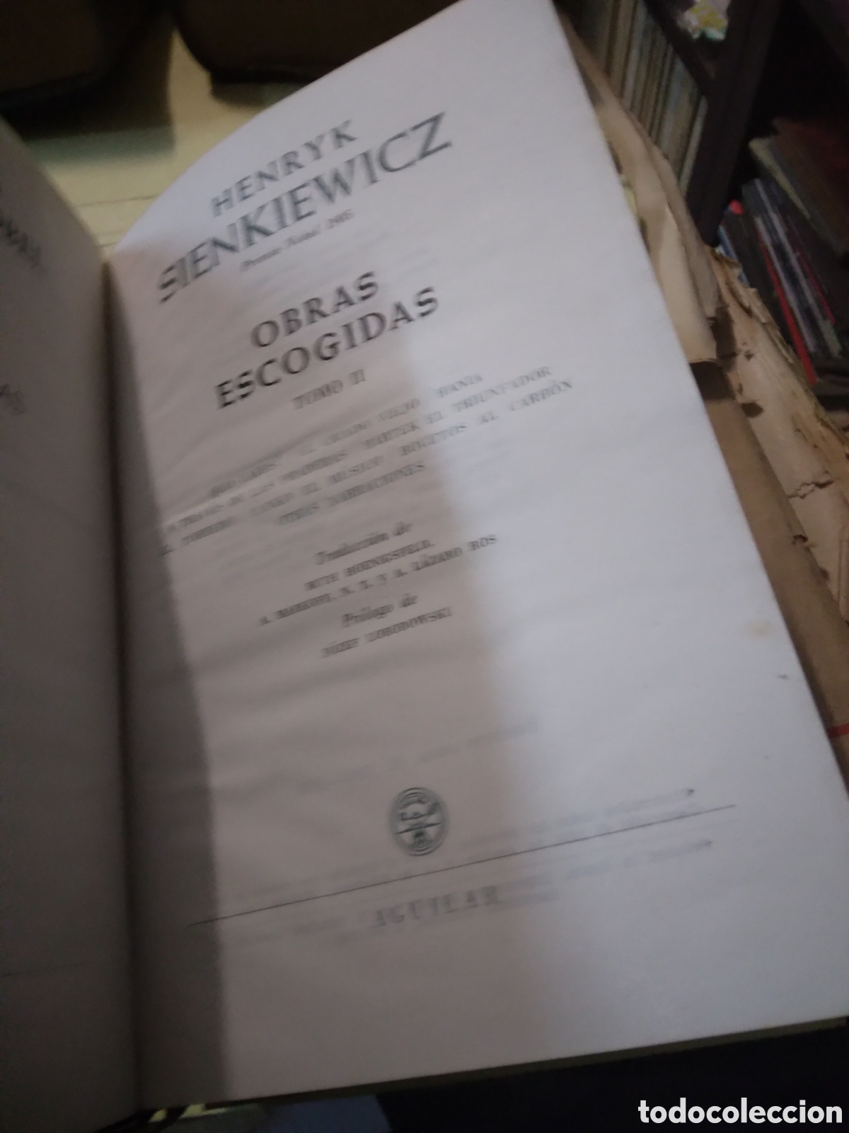 Libros de segunda mano: Henry Siienkiewicz, Obras escogidas,Aguilar - Foto 2