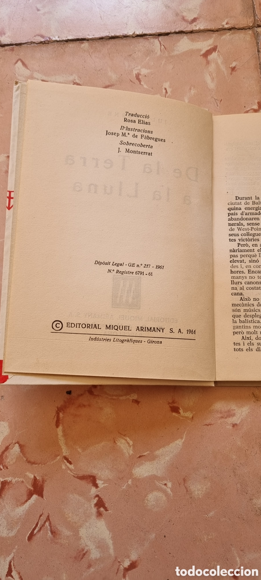 Libros de segunda mano: De la terra a la lluna - Foto 3