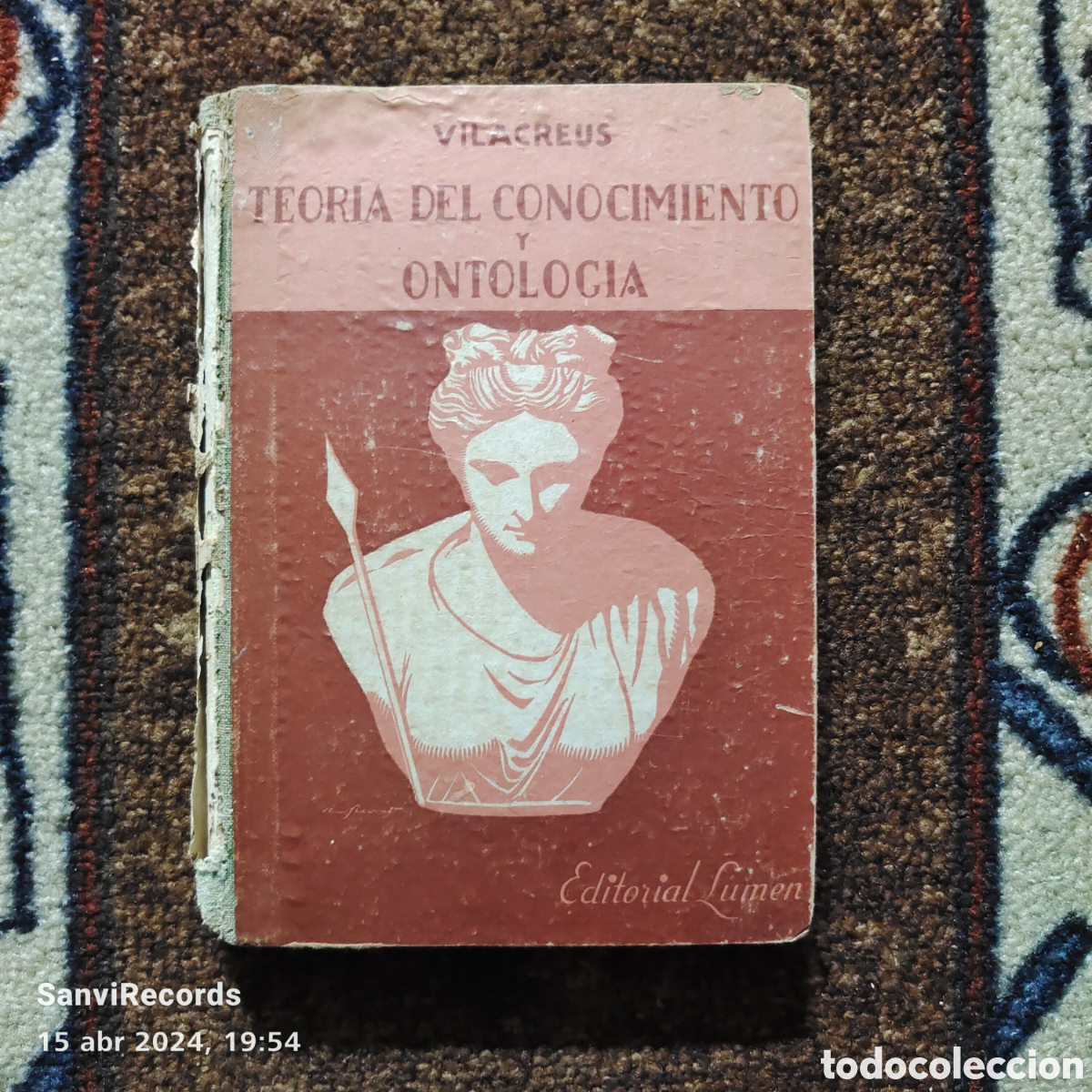 Libros de segunda mano: TEOR&Iacute;A DEL CONOCIMIENTO Y ONTOLOG&Iacute;A (VILACREUS) (EDITORIAL LUMEN) - Foto 1