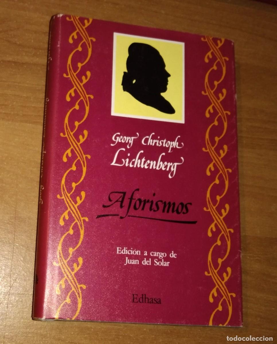 Libros de segunda mano: GEORG CHRISTOPH LICHTENBERG - AFORISMOS - EDHASA, 1991 - Foto 1