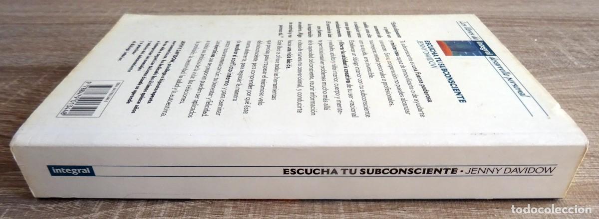 Libros de segunda mano: ESCUCHA TU SUBCONSCIENTE JENNY DAVIDOW - Foto 2