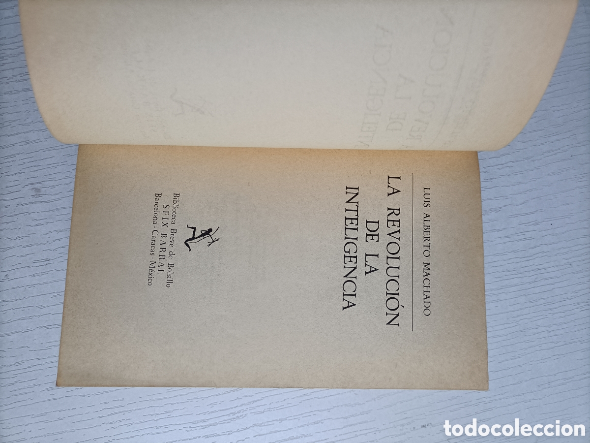 Libros de segunda mano: La revoluci&oacute;n de la inteligencia Luis Alberto Machado - Foto 7