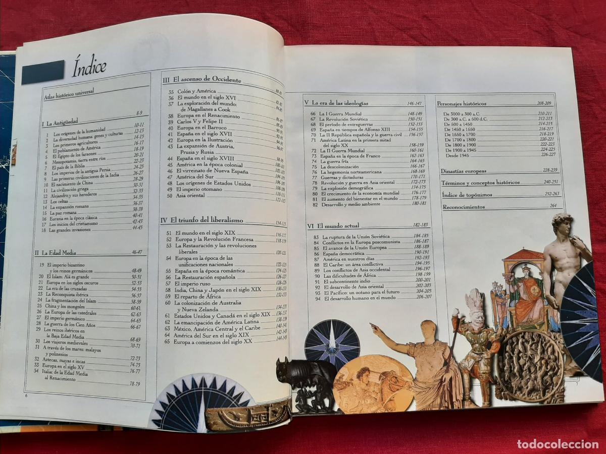 Libros de segunda mano: Atlas hist&oacute;rico universal - Vv. Aa. - Foto 2