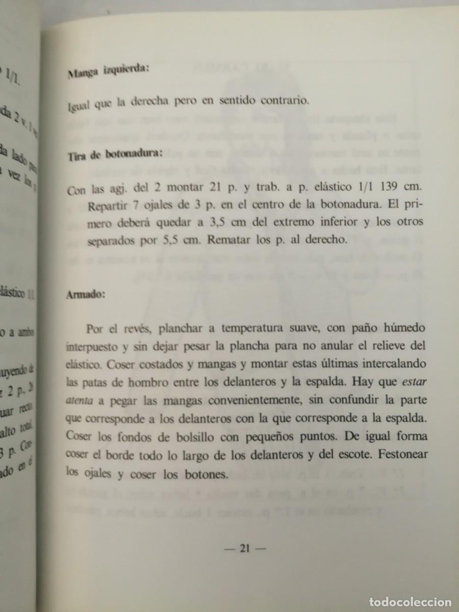 Libros de segunda mano: M&Eacute;TODO PR&Aacute;CTICO DE PUNTO Y GANCHILLO, 4 Tomos - Foto 7