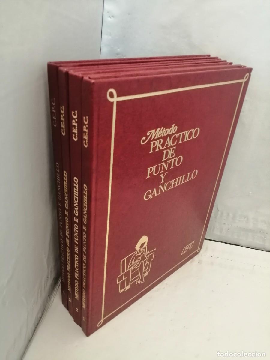 Libros de segunda mano: M&Eacute;TODO PR&Aacute;CTICO DE PUNTO Y GANCHILLO, 4 Tomos - Foto 14