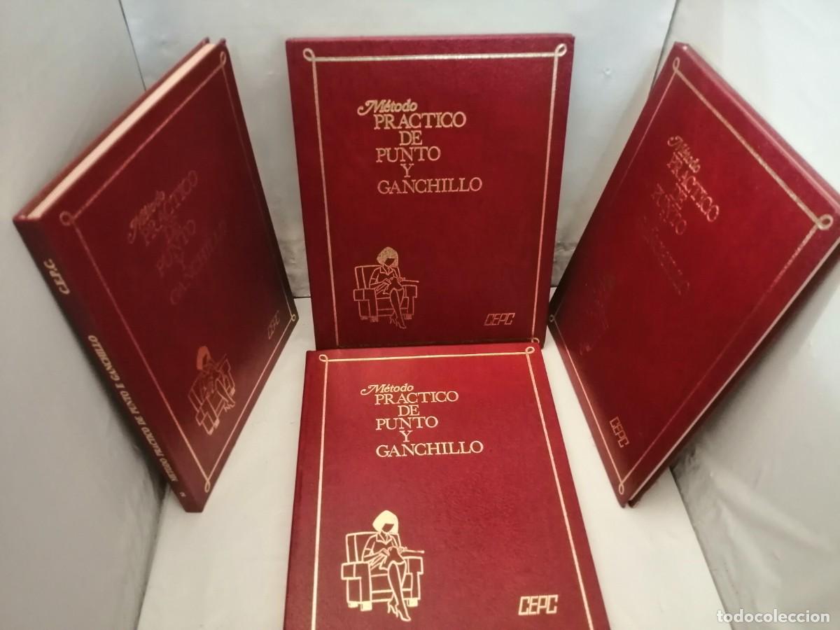 Libros de segunda mano: M&Eacute;TODO PR&Aacute;CTICO DE PUNTO Y GANCHILLO, 4 Tomos - Foto 1