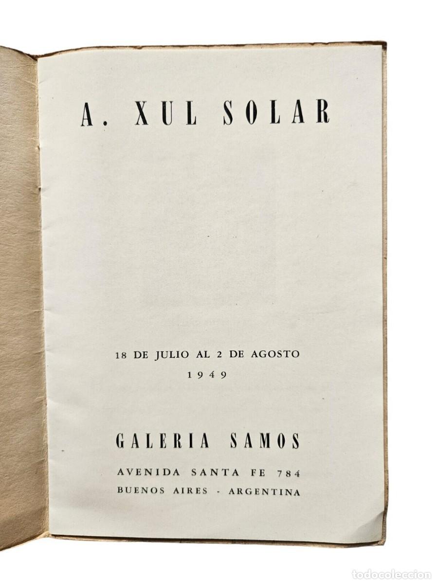 Libros de segunda mano: Jorge Luis Borges: Alejandro Xul Solar - Galer&iacute;a Samos - 1949 - Foto 2