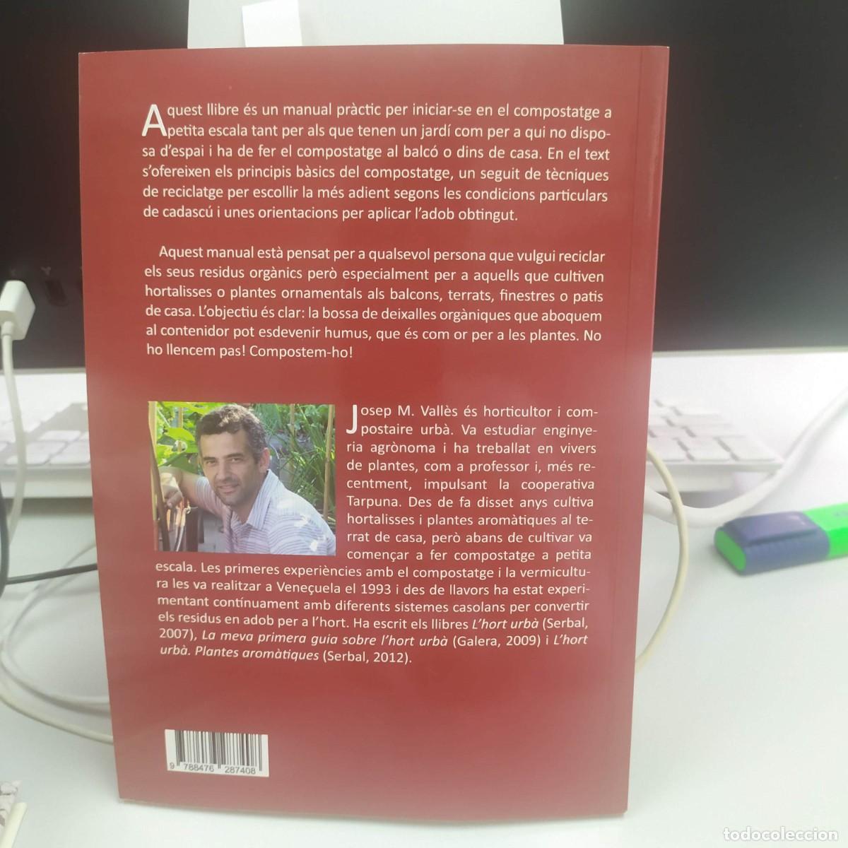 Libros de segunda mano: Compostar a casa - Josep M. Vall&egrave;s - Ediciones del Serbal, 2014 - Foto 2