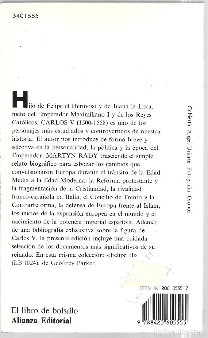 Libros de segunda mano: Martyn Rady . Carlos V - Foto 2