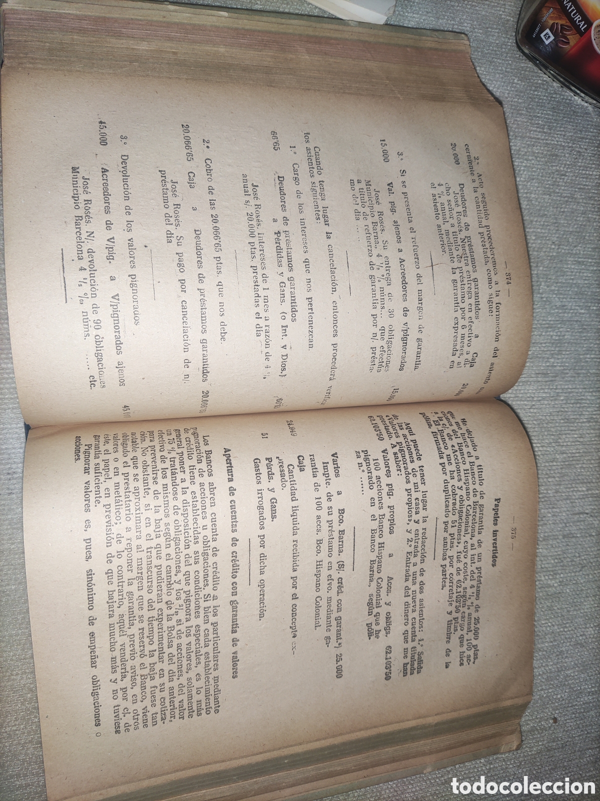 Libros de segunda mano: Tenedur&iacute;a de Libros, de M. Bofill y Trias. - Foto 10