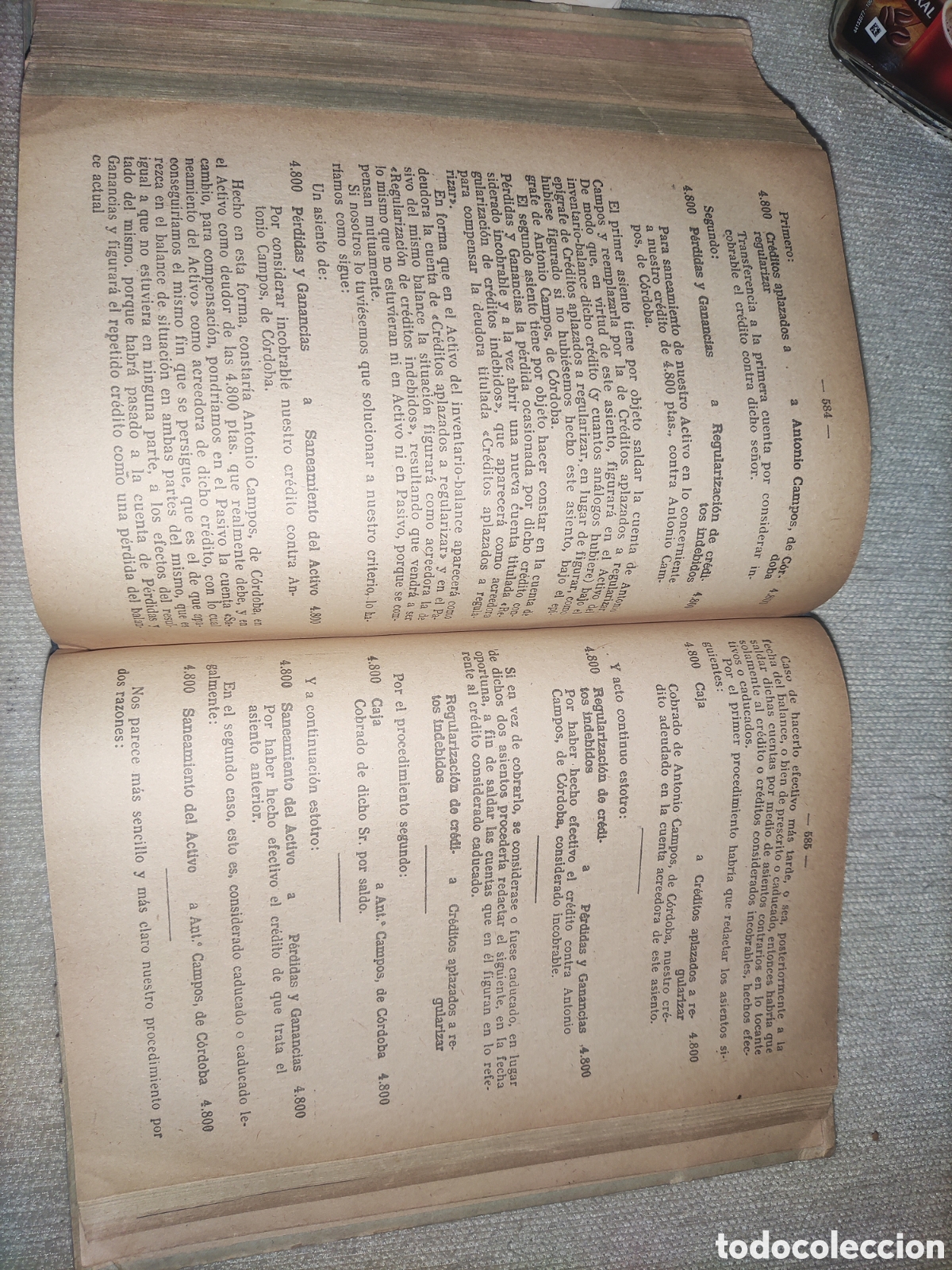 Libros de segunda mano: Tenedur&iacute;a de Libros, de M. Bofill y Trias. - Foto 13
