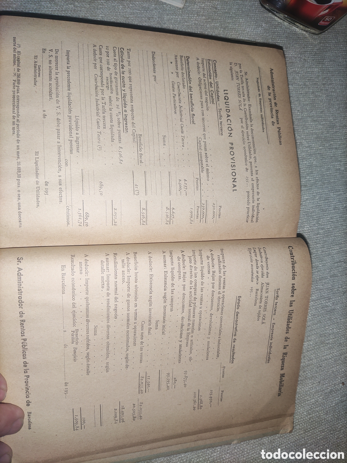 Libros de segunda mano: Tenedur&iacute;a de Libros, de M. Bofill y Trias. - Foto 15