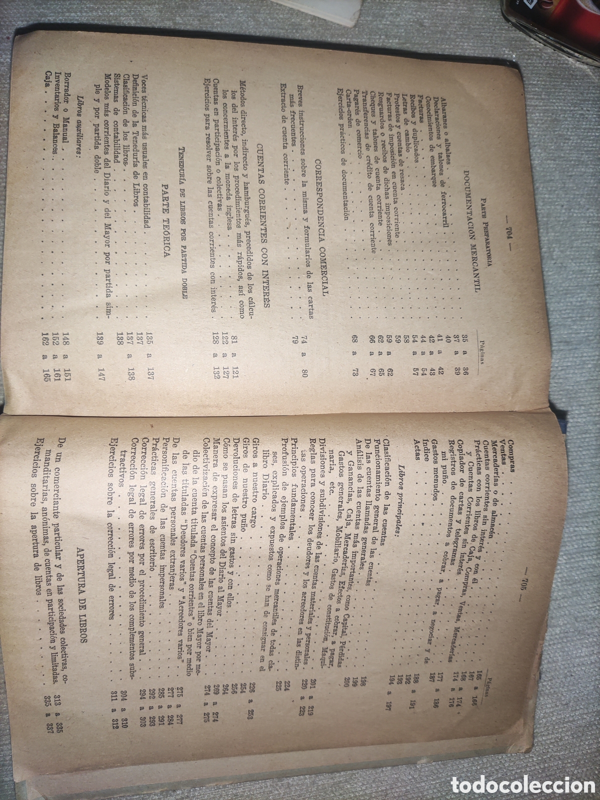 Libros de segunda mano: Tenedur&iacute;a de Libros, de M. Bofill y Trias. - Foto 17