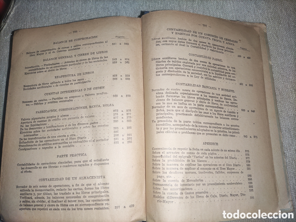 Libros de segunda mano: Tenedur&iacute;a de Libros, de M. Bofill y Trias. - Foto 18