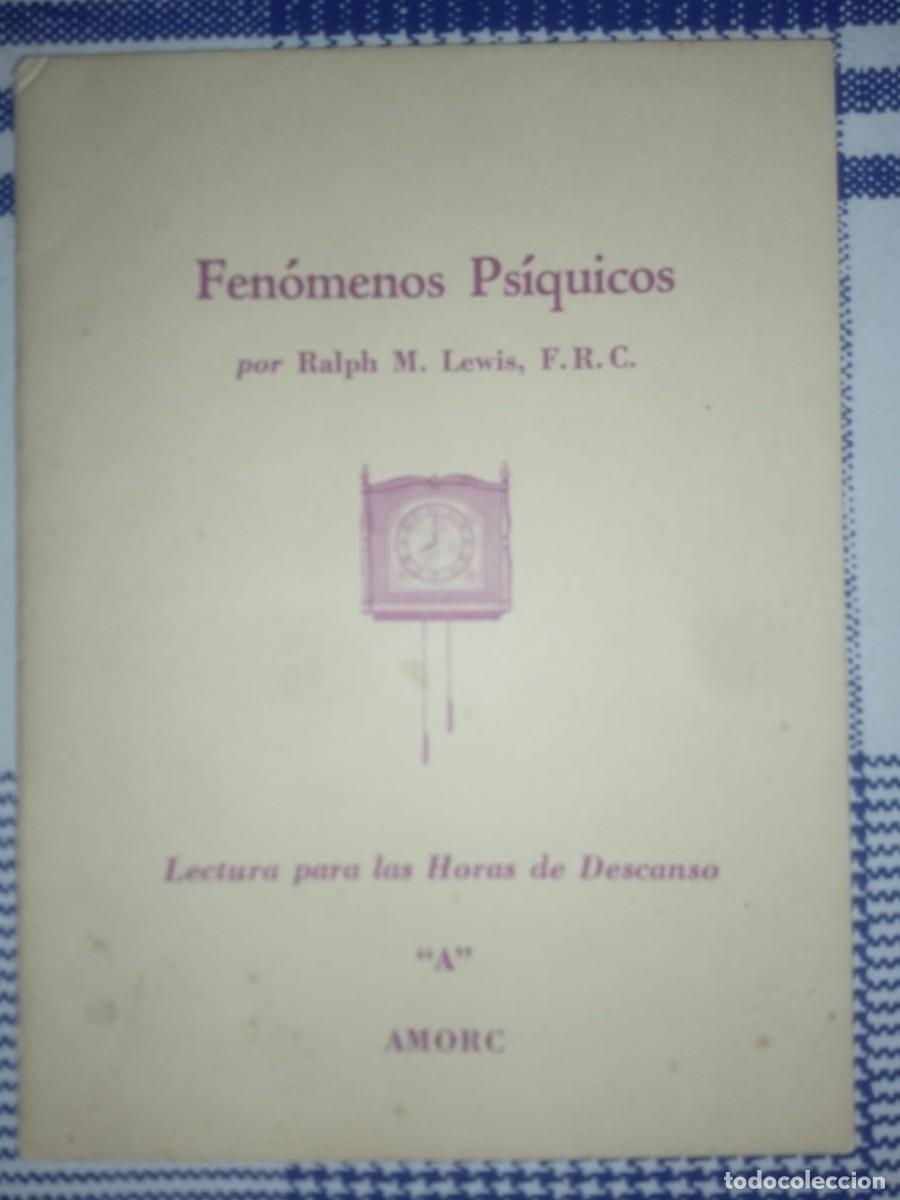 Libros de segunda mano: Rosacruces.Fenomenos Psiquicos AMORC - Foto 1