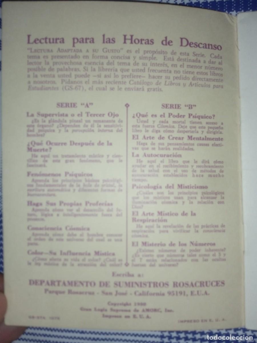 Libros de segunda mano: Rosacruces.Fenomenos Psiquicos AMORC - Foto 4