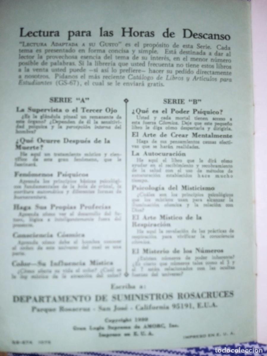 Libros de segunda mano: Rosacruces.La psicologia del misticismo AMORC - Foto 4