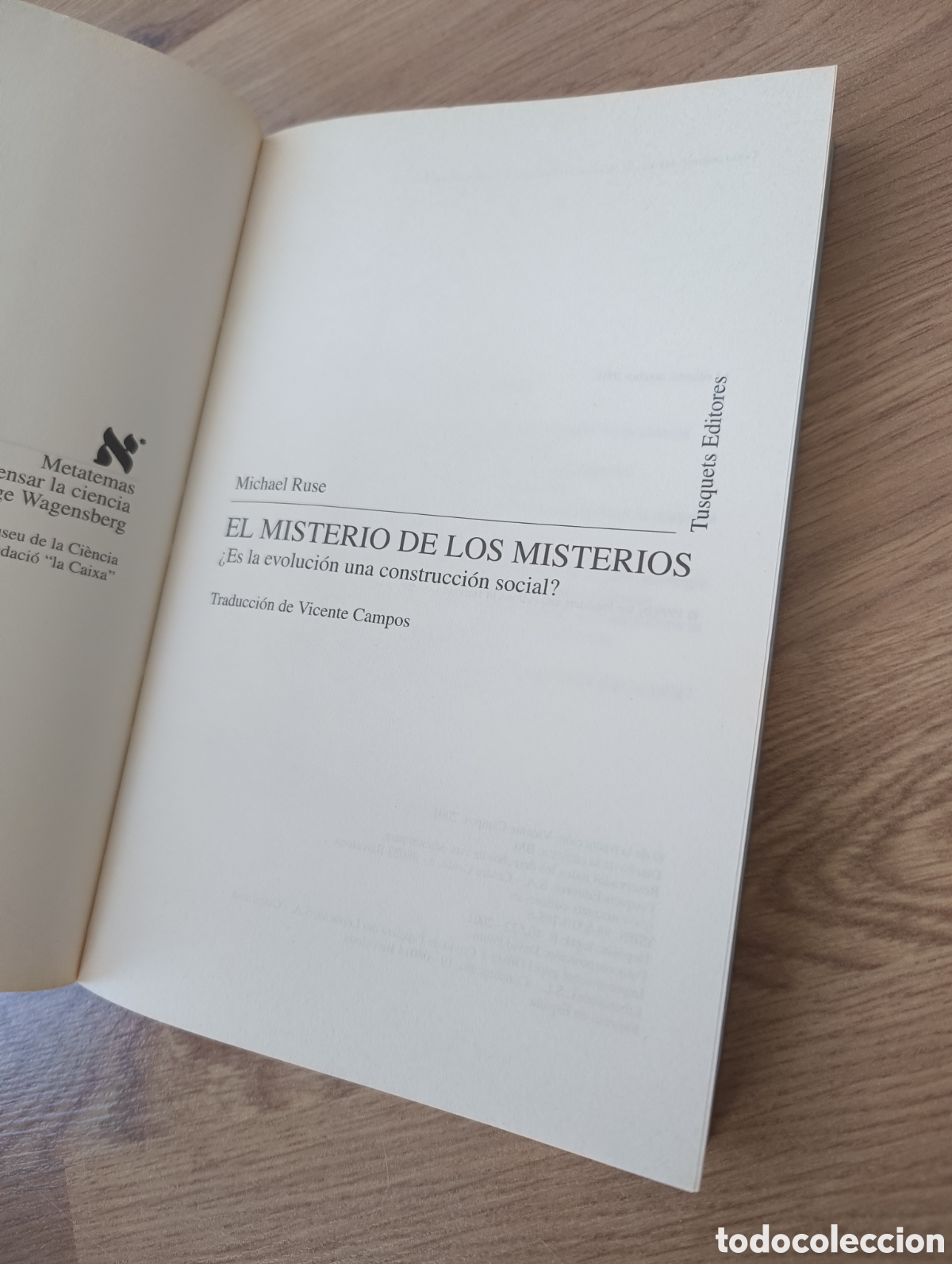 Libros de segunda mano: El misterio de los misterios. Michael Ruse - Foto 4