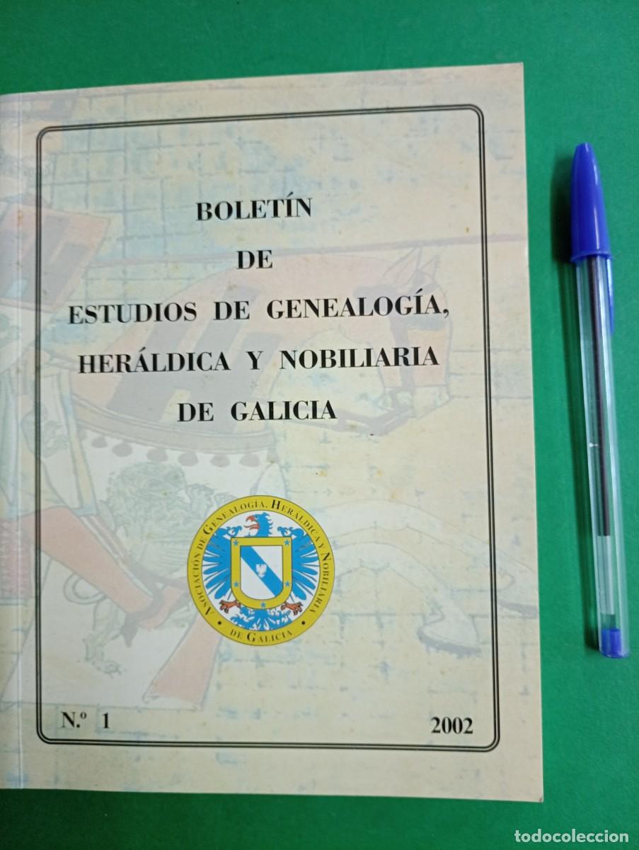 Libros de segunda mano: Antiguo libro Bolet&iacute;n de Estudios de Genealog&iacute;a, Her&aacute;ldica y Nobiliaria de Galicia.